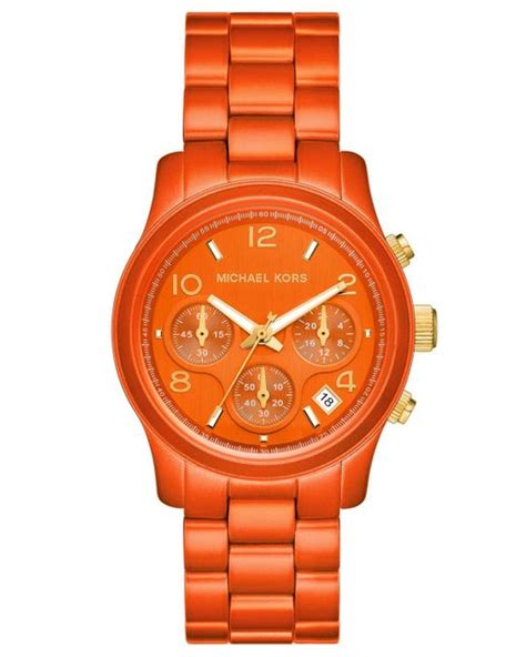 michael kors limited edition women's watch|michael kors orange watch.